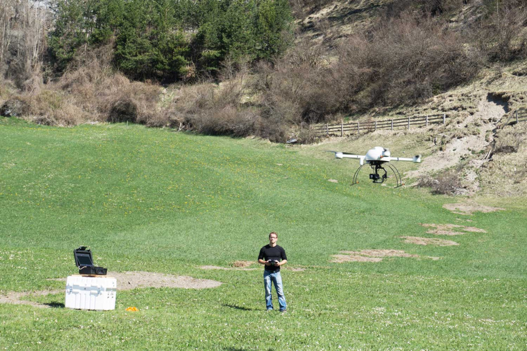 Drohnenbefliegung Steinschlaggebiet Brienz